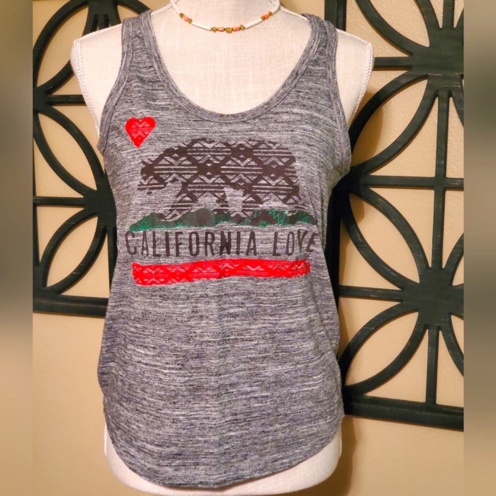 Reflex California Love Women's Racerback Tank Large